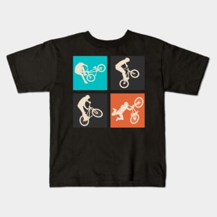 Cycling On The Hill Kids T-Shirt